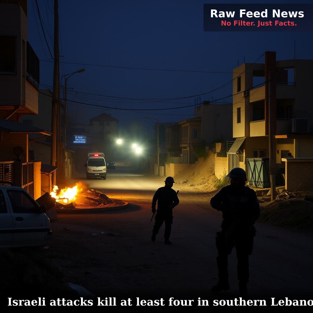 Israeli attacks kill at least four in southern Lebanon