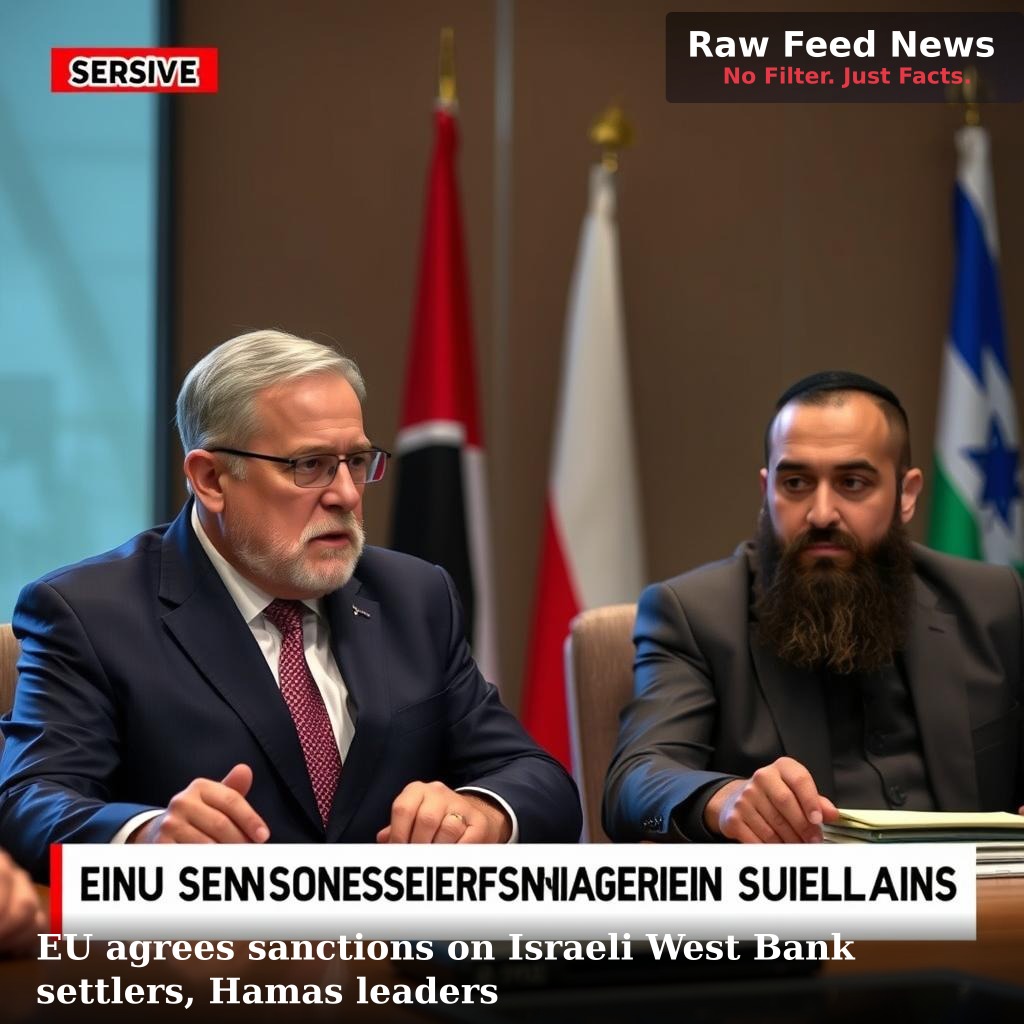 EU agrees sanctions on Israeli West Bank settlers, Hamas leaders