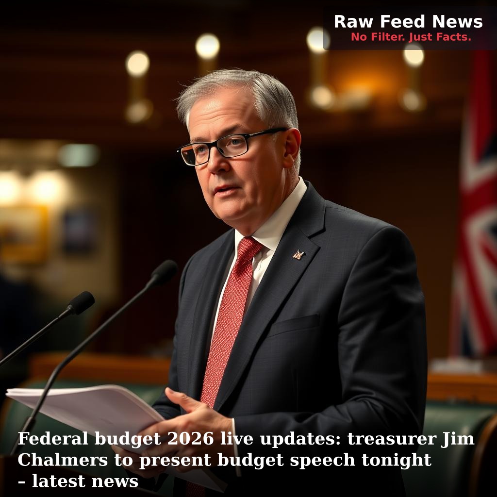 Federal budget 2026 live updates: treasurer Jim Chalmers to present budget speech tonight – latest news