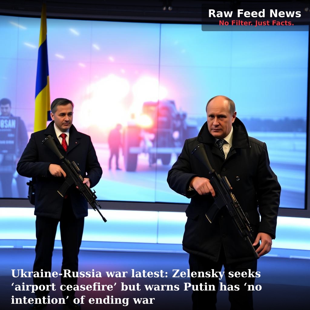 Ukraine-Russia war latest: Zelensky seeks ‘airport ceasefire’ but warns Putin has ‘no intention’ of ending war