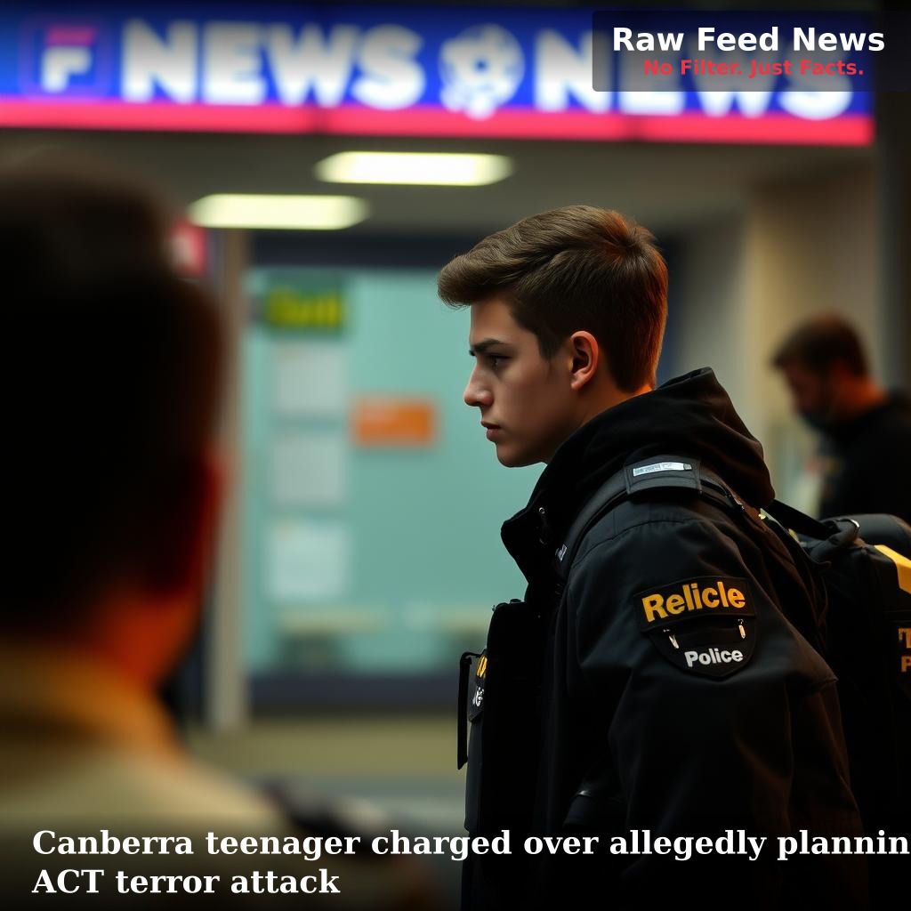 Canberra teenager charged over allegedly planning ACT terror attack