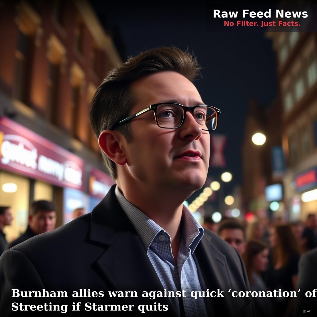 Burnham allies warn against quick ‘coronation’ of Streeting if Starmer quits