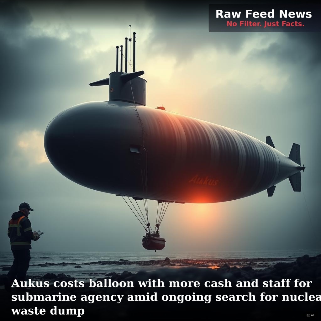 Aukus costs balloon with more cash and staff for submarine agency amid ongoing search for nuclear waste dump