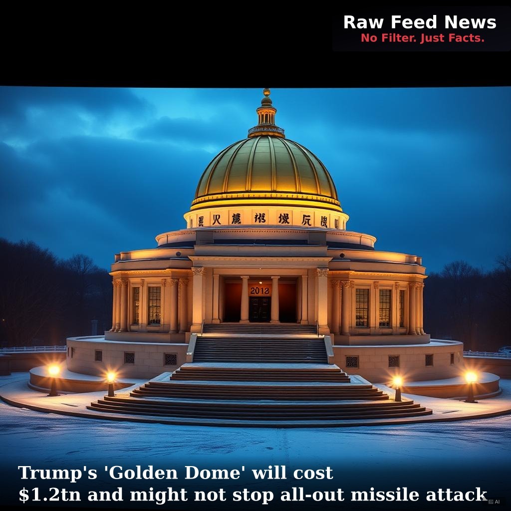 Trump's 'Golden Dome' will cost $1.2tn and might not stop all-out missile attack