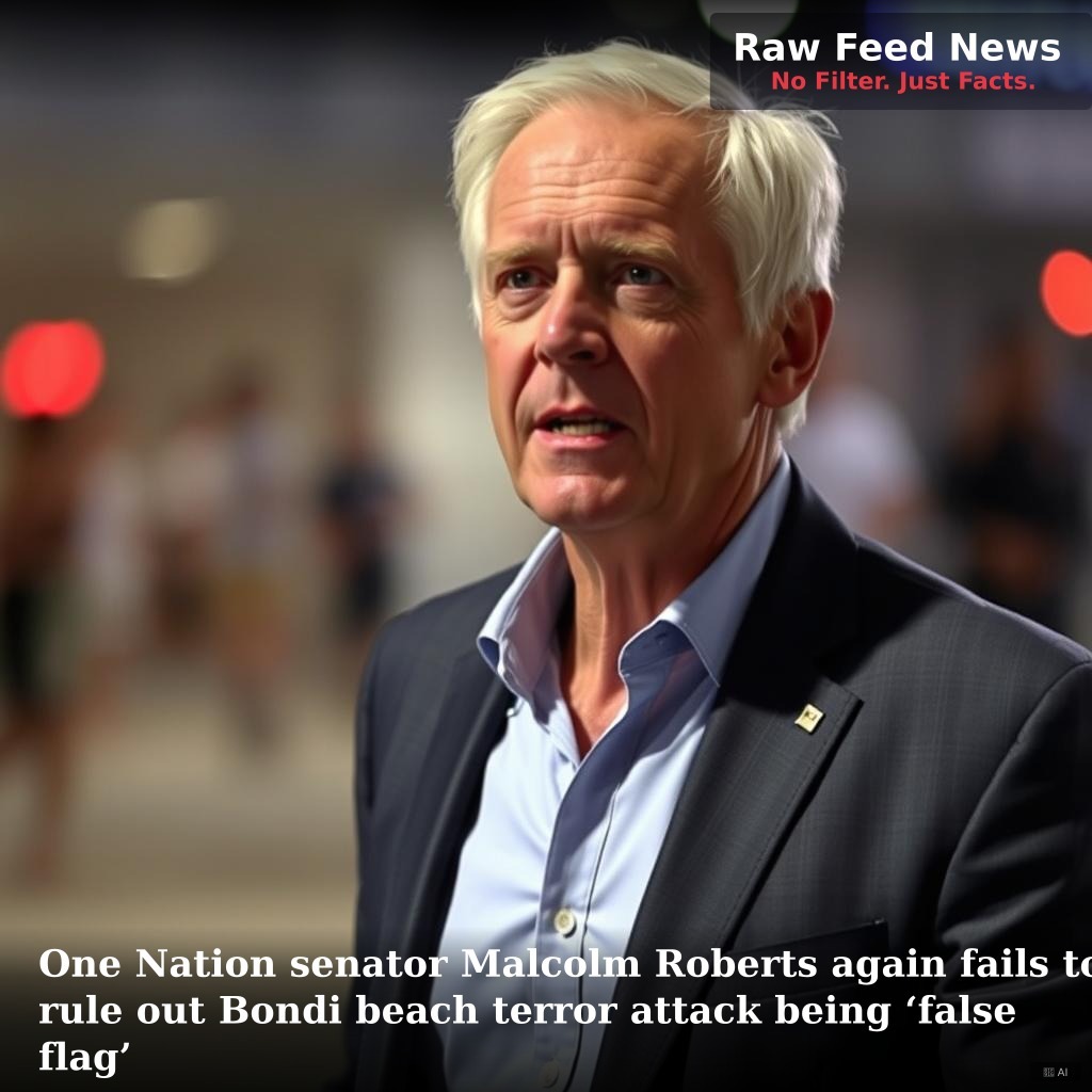 One Nation senator Malcolm Roberts again fails to rule out Bondi beach terror attack being ‘false flag’
