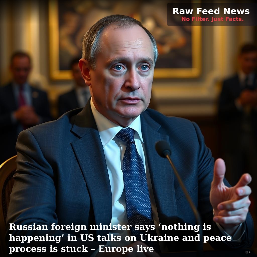 Russian foreign minister says ‘nothing is happening’ in US talks on Ukraine and peace process is stuck – Europe live