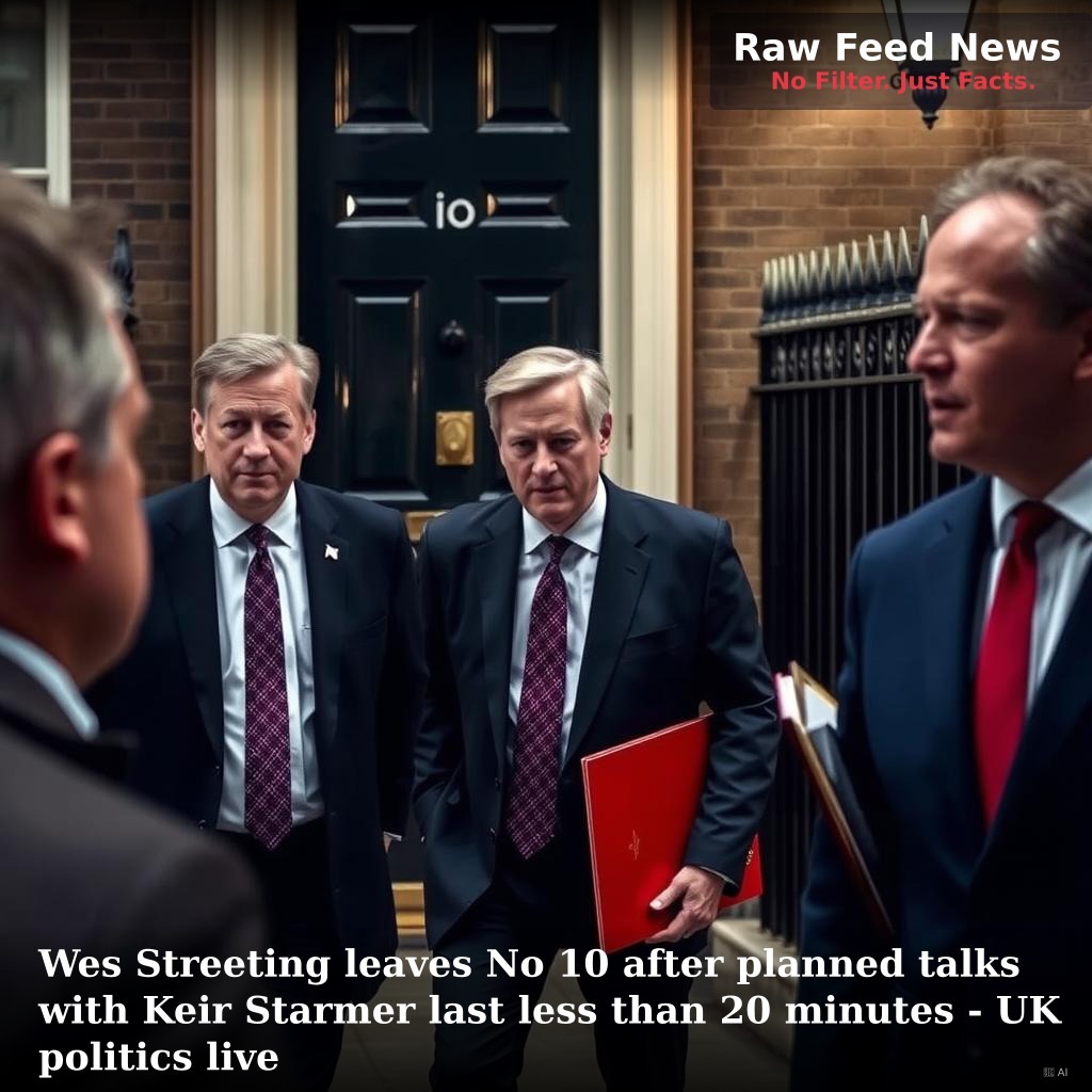 Wes Streeting leaves No 10 after planned talks with Keir Starmer last less than 20 minutes - UK politics live
