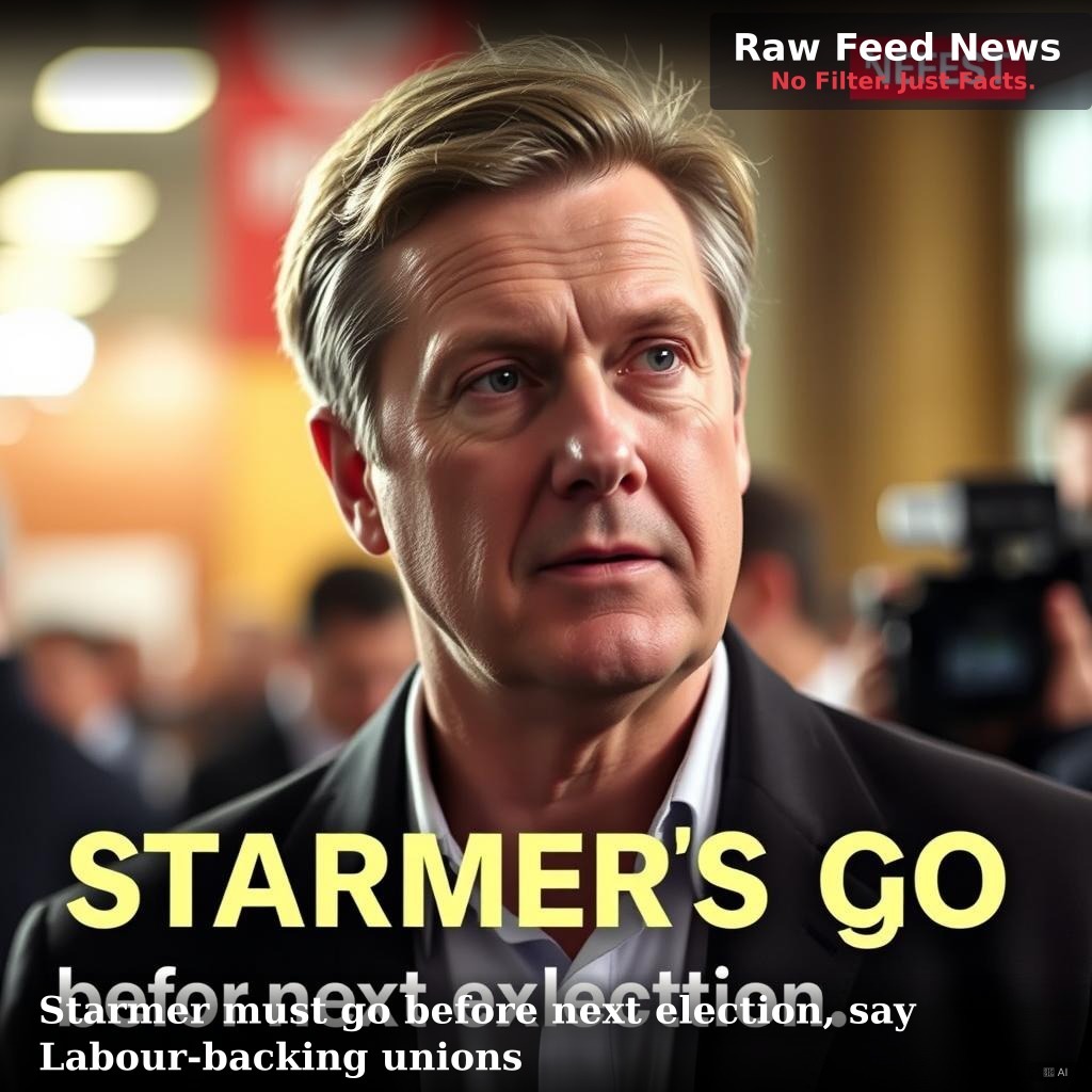 Starmer must go before next election, say Labour-backing unions