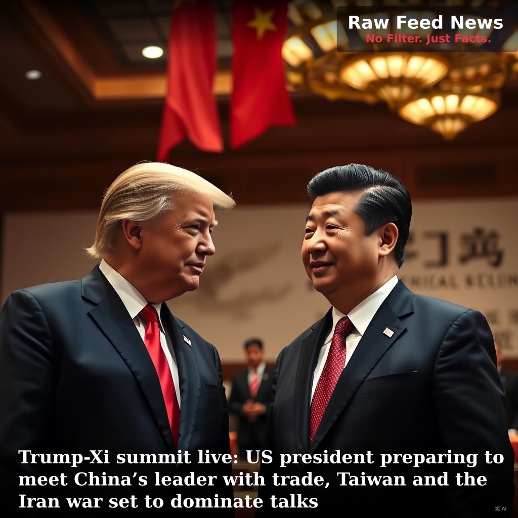 Trump-Xi summit live: US president preparing to meet China’s leader with trade, Taiwan and the Iran war set to dominate talks