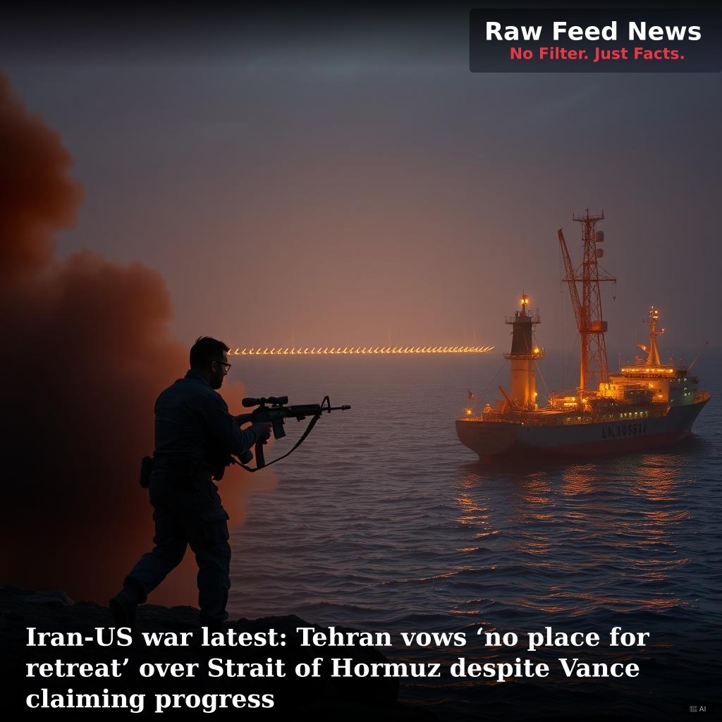 Iran-US war latest: Tehran vows ‘no place for retreat’ over Strait of Hormuz despite Vance claiming progress