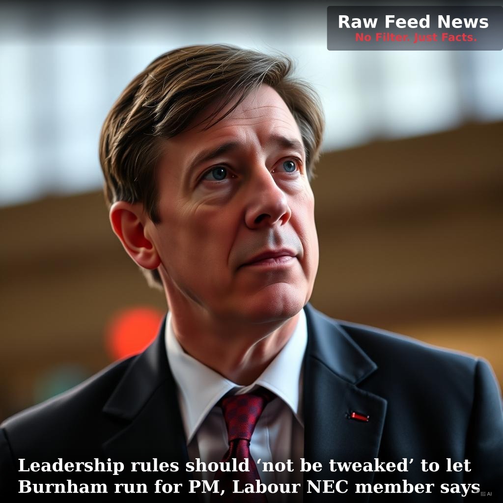 Leadership rules should ‘not be tweaked’ to let Burnham run for PM, Labour NEC member says
