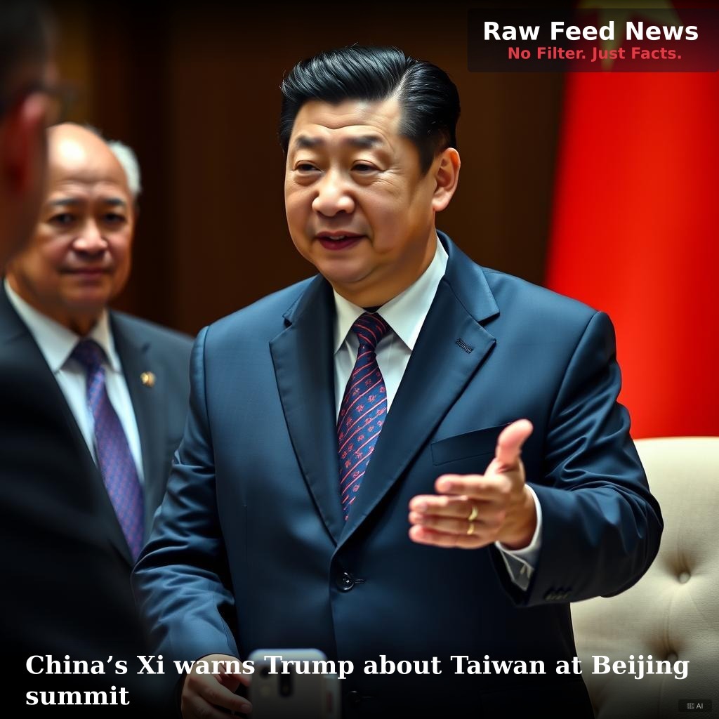 China’s Xi warns Trump about Taiwan at Beijing summit