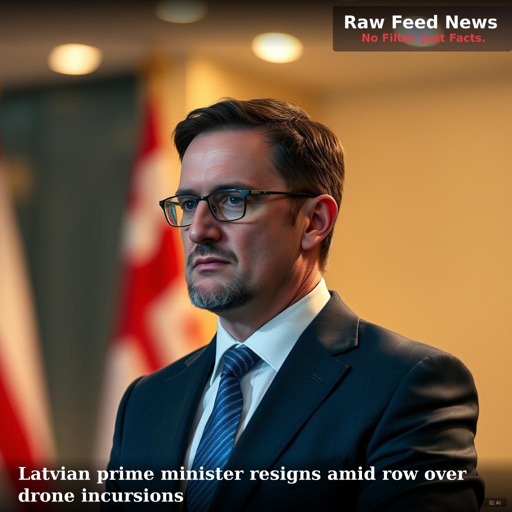 Latvian prime minister resigns amid row over drone incursions