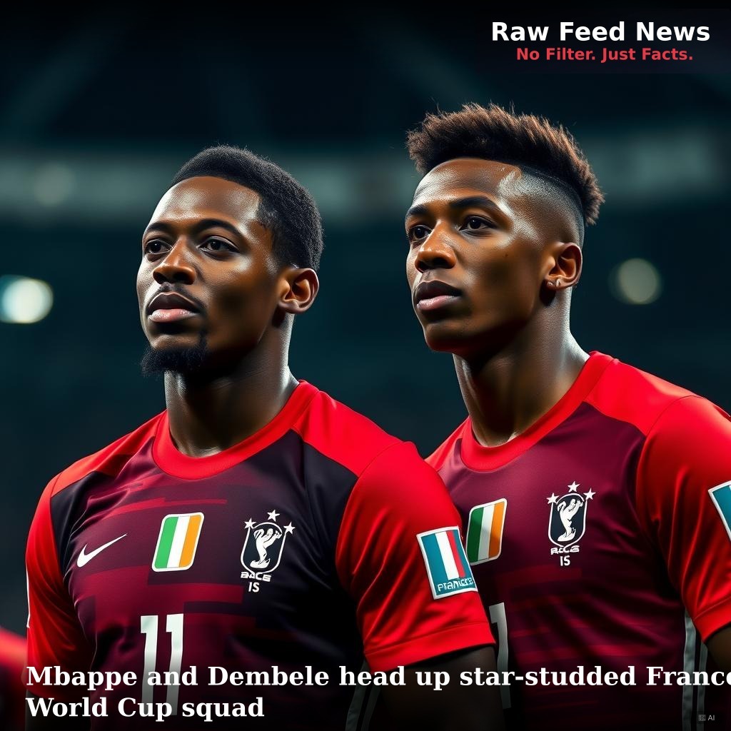 Mbappe and Dembele head up star-studded France World Cup squad