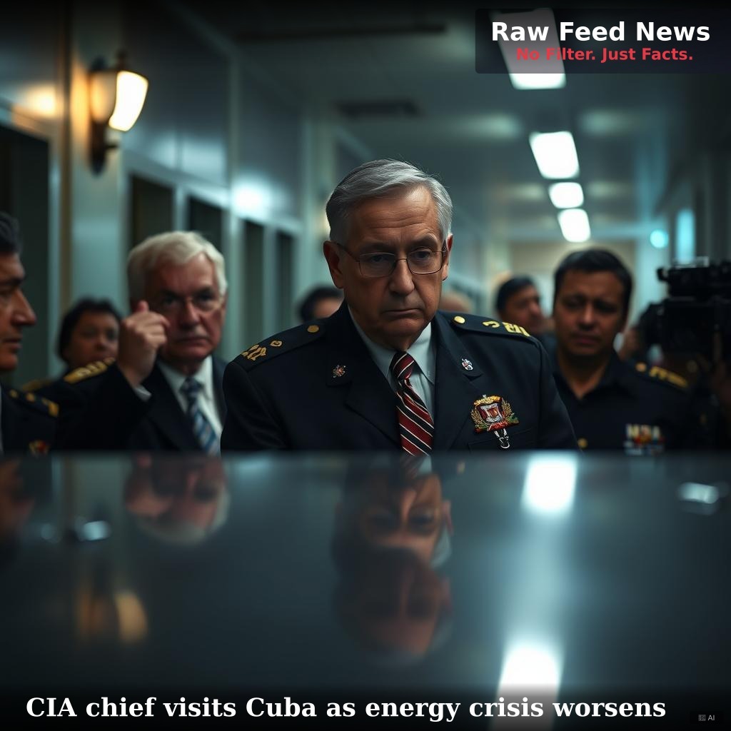 CIA chief visits Cuba as energy crisis worsens