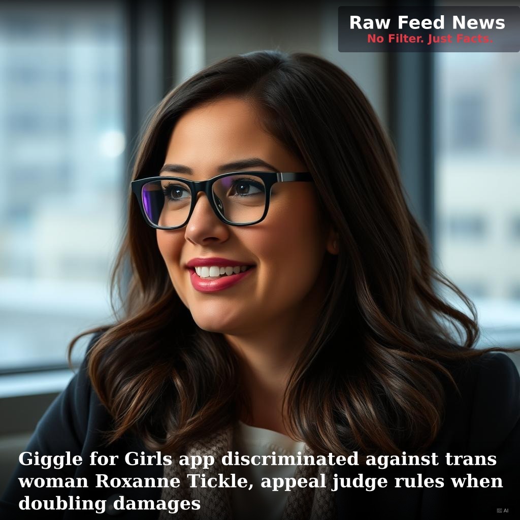 Giggle for Girls app discriminated against trans woman Roxanne Tickle, appeal judge rules when doubling damages
