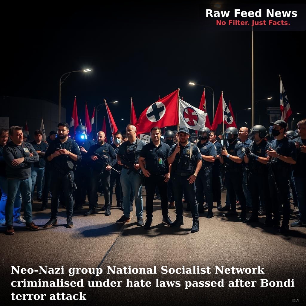 Neo-Nazi group National Socialist Network criminalised under hate laws passed after Bondi terror attack