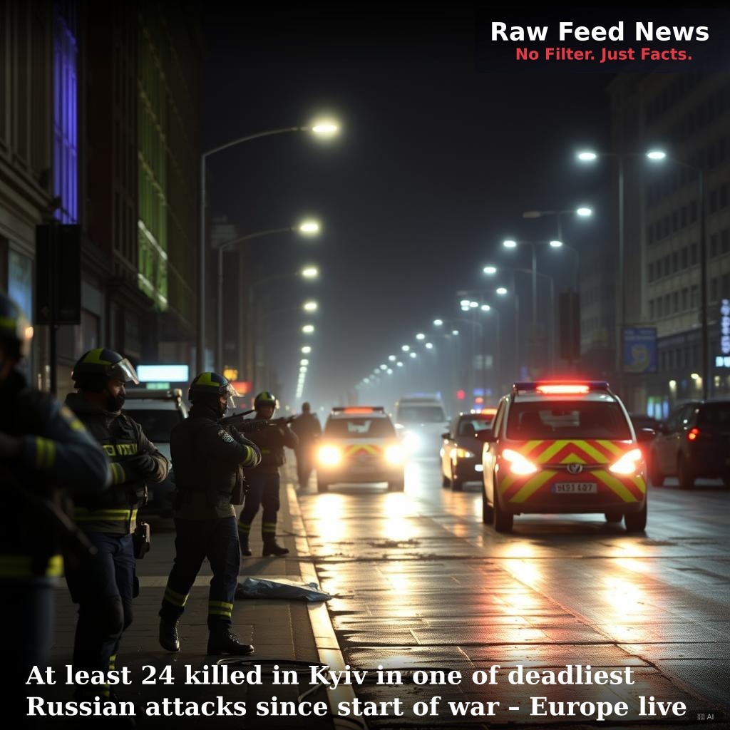 At least 24 killed in Kyiv in one of deadliest Russian attacks since start of war – Europe live