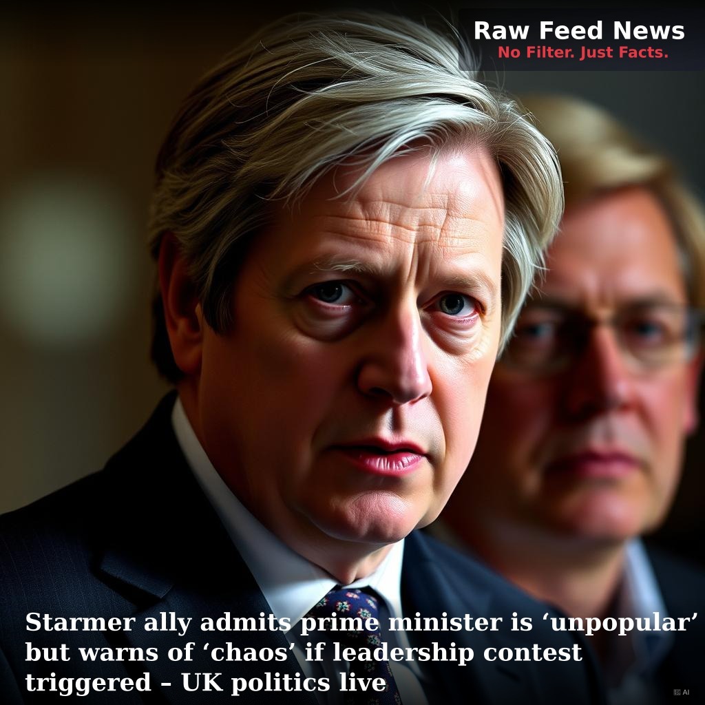 Starmer ally admits prime minister is ‘unpopular’ but warns of ‘chaos’ if leadership contest triggered – UK politics live
