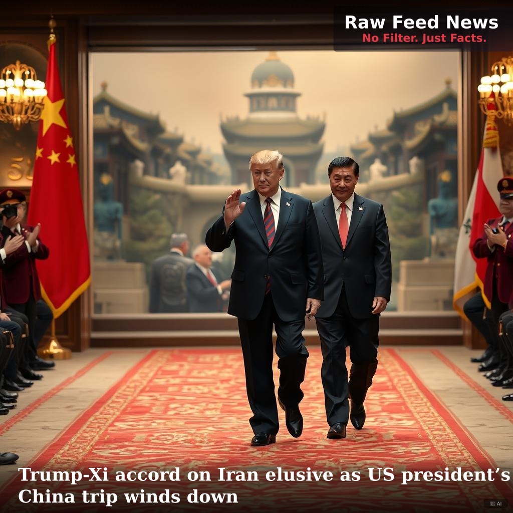 Trump-Xi accord on Iran elusive as US president’s China trip winds down
