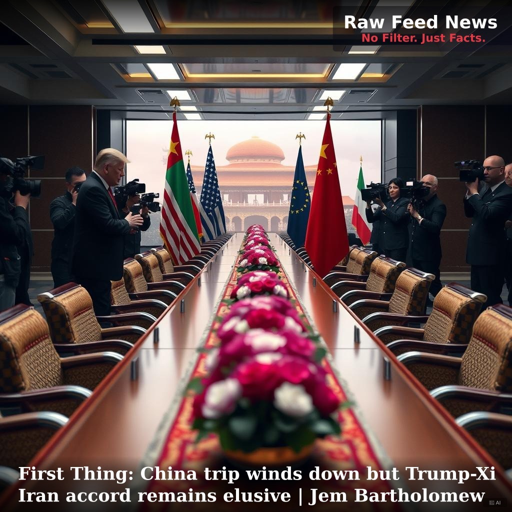 First Thing: China trip winds down but Trump-Xi Iran accord remains elusive | Jem Bartholomew