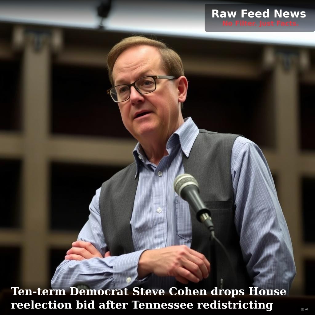 Ten-term Democrat Steve Cohen drops House reelection bid after Tennessee redistricting