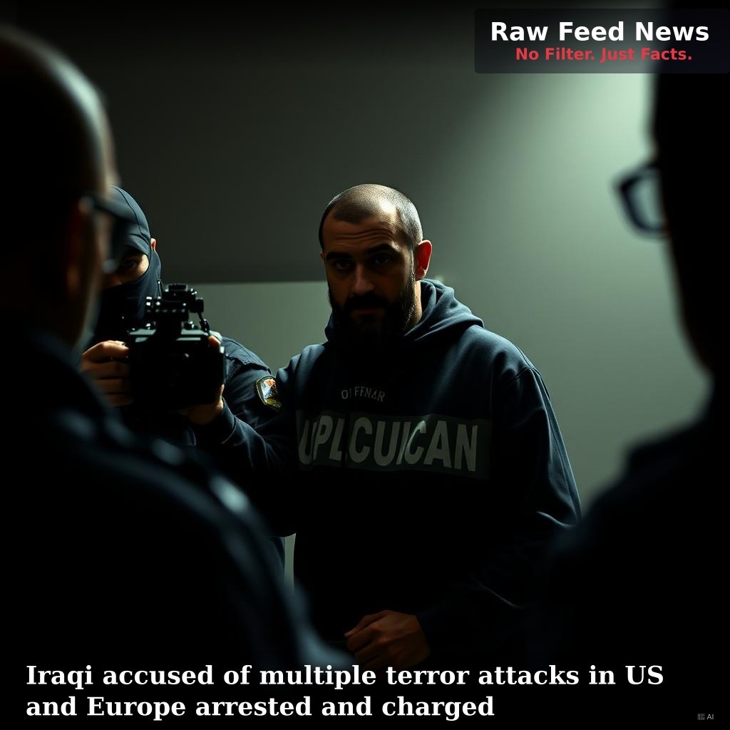 Iraqi accused of multiple terror attacks in US and Europe arrested and charged