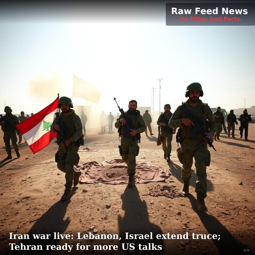 Iran war live: Lebanon, Israel extend truce; Tehran ready for more US talks
