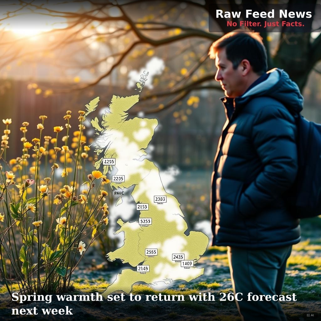Spring warmth set to return with 26C forecast next week