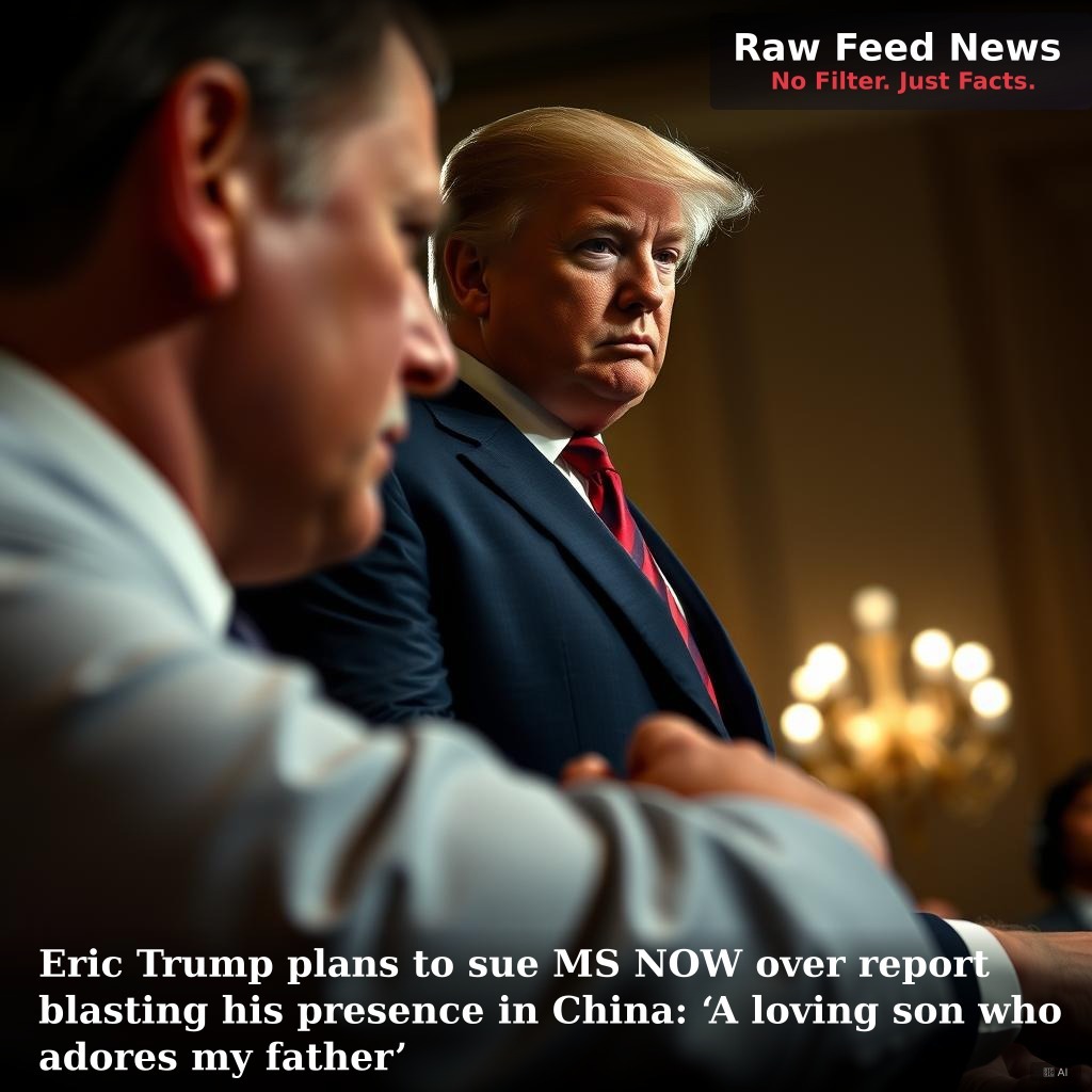 Eric Trump plans to sue MS NOW over report blasting his presence in China: ‘A loving son who adores my father’