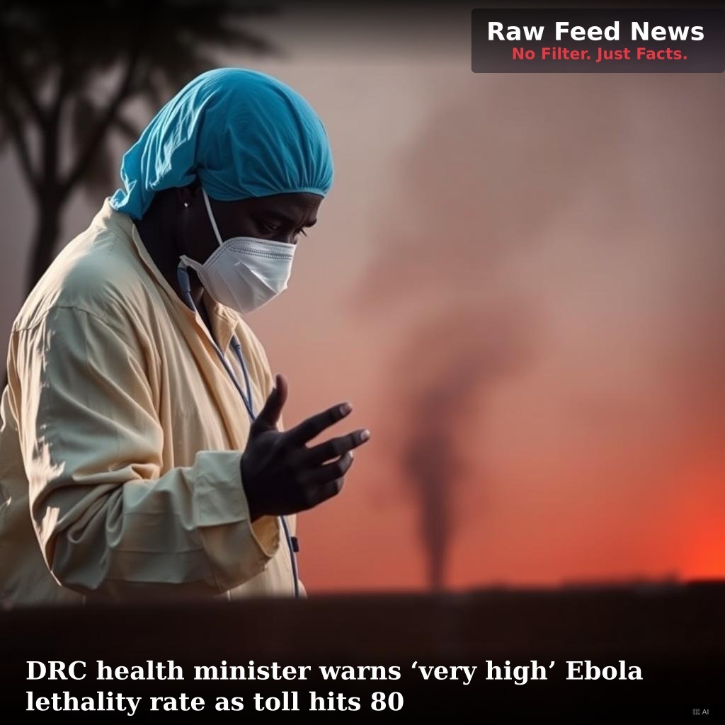 DRC health minister warns ‘very high’ Ebola lethality rate as toll hits 80
