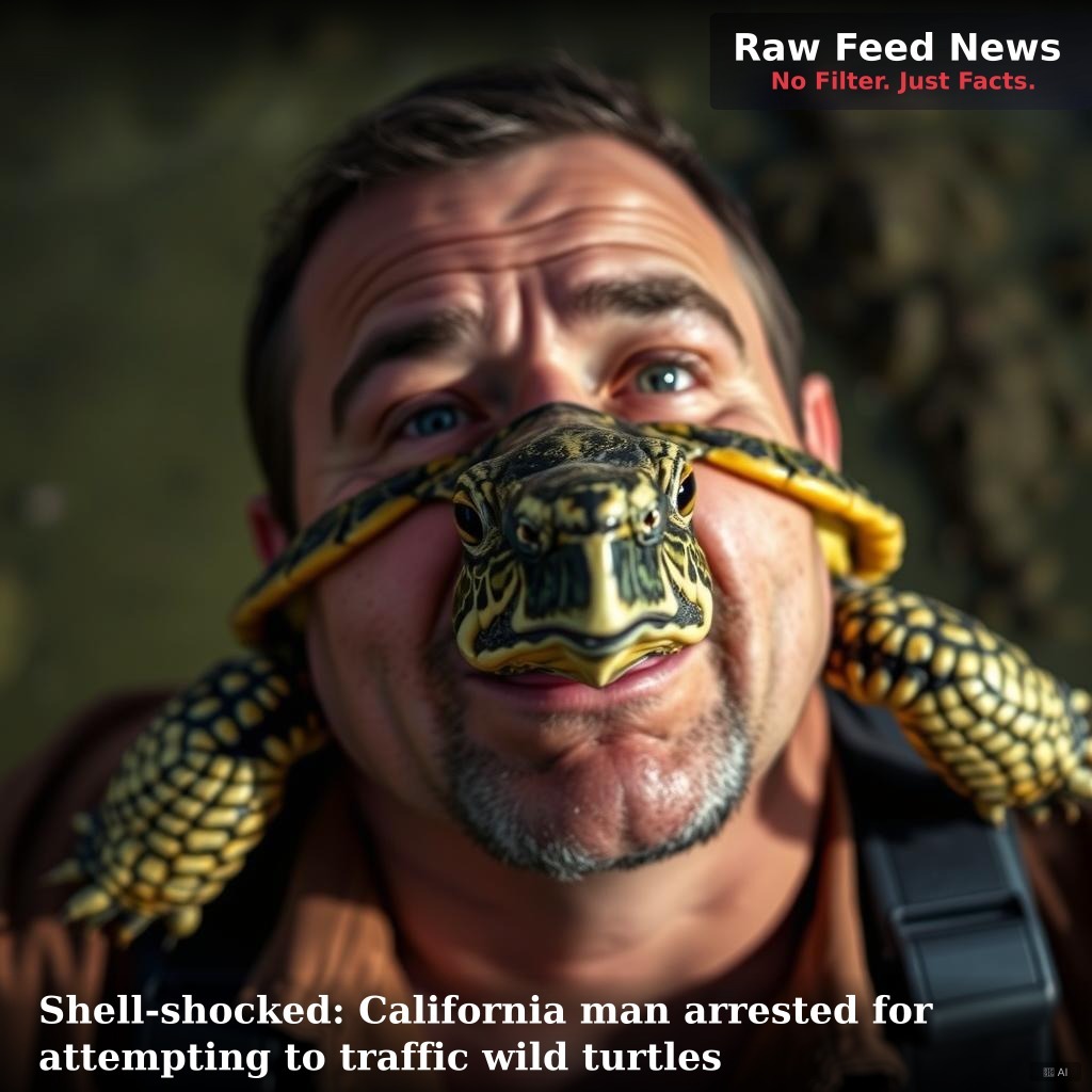 Shell-shocked: California man arrested for attempting to traffic wild turtles