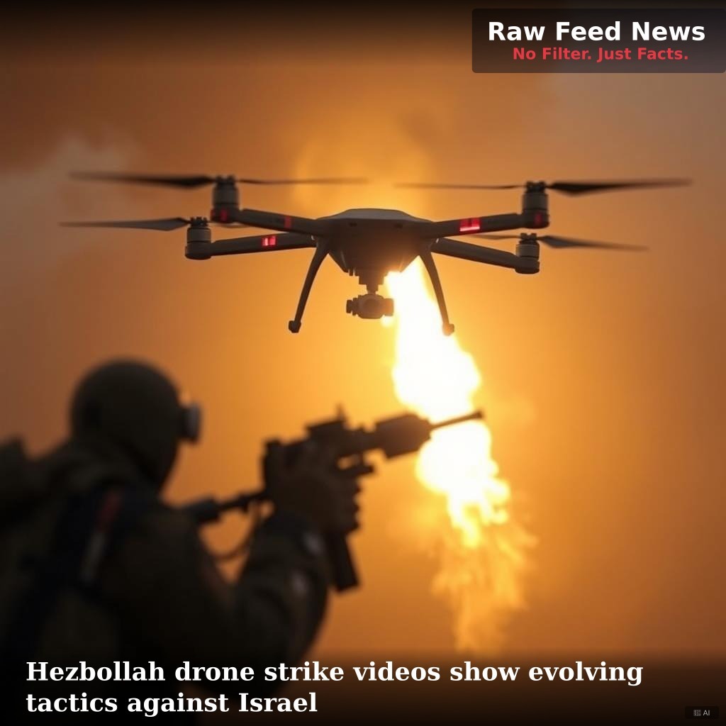 Hezbollah drone strike videos show evolving tactics against Israel