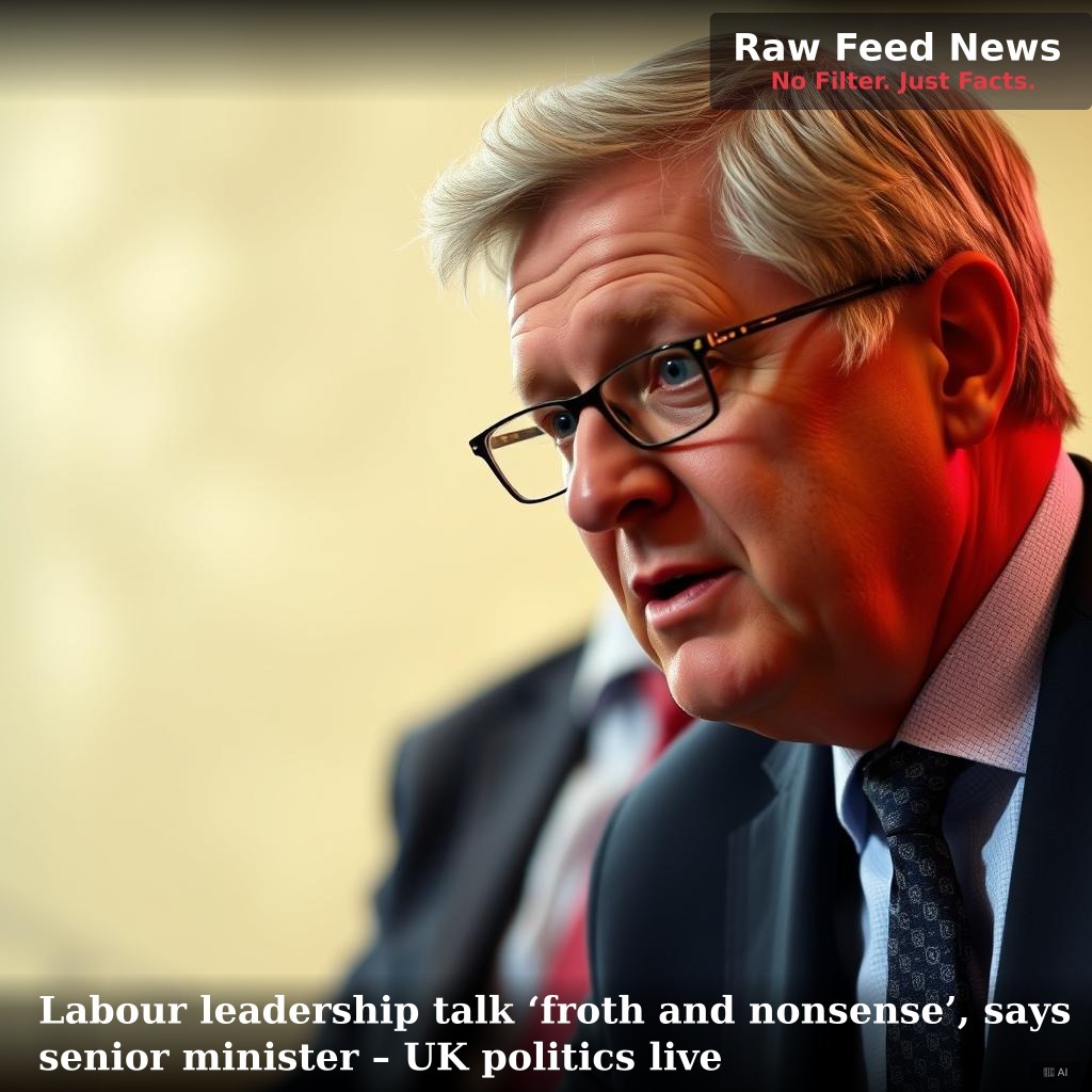 Labour leadership talk ‘froth and nonsense’, says senior minister – UK politics live