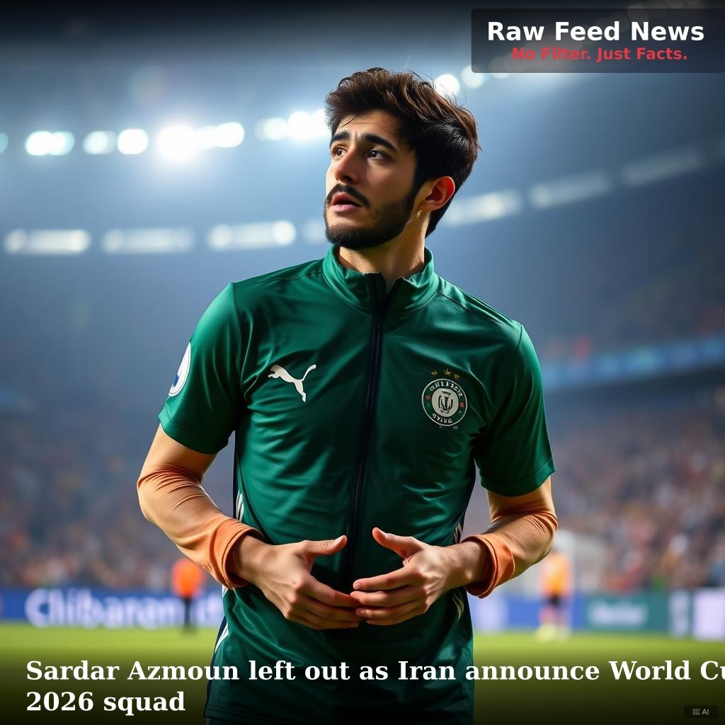 Sardar Azmoun left out as Iran announce World Cup 2026 squad