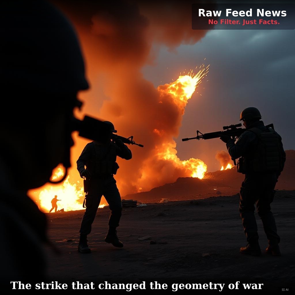 The strike that changed the geometry of war