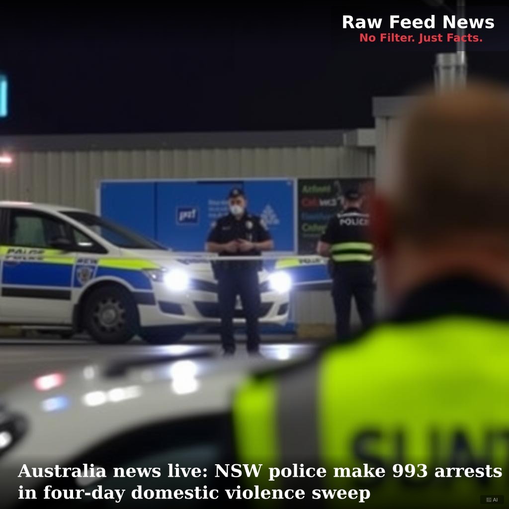 Australia news live: NSW police make 993 arrests in four-day domestic violence sweep