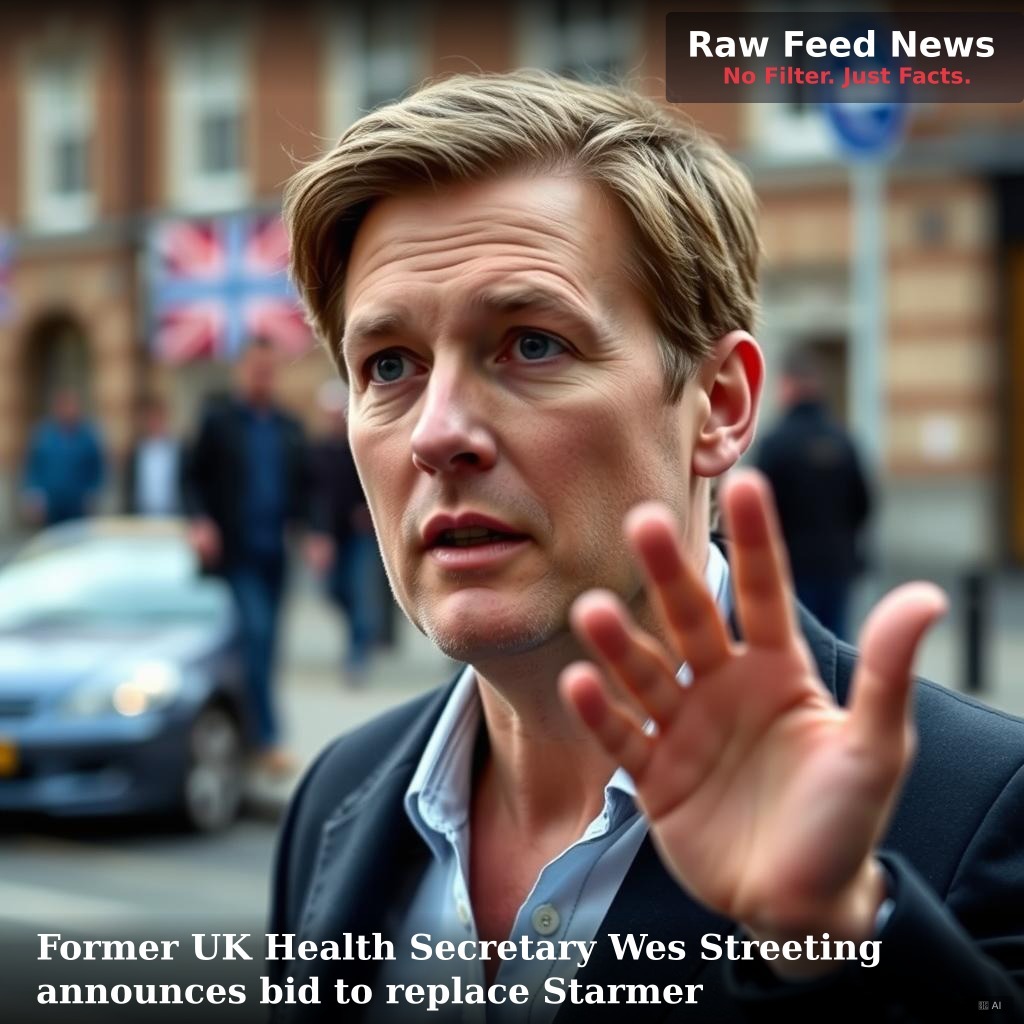 Former UK Health Secretary Wes Streeting announces bid to replace Starmer