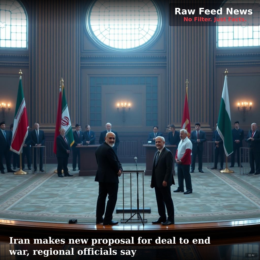 Iran makes new proposal for deal to end war, regional officials say