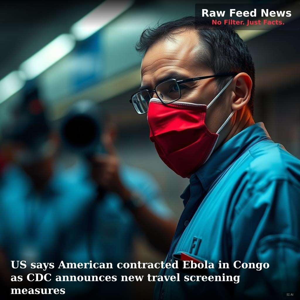 US says American contracted Ebola in Congo as CDC announces new travel screening measures