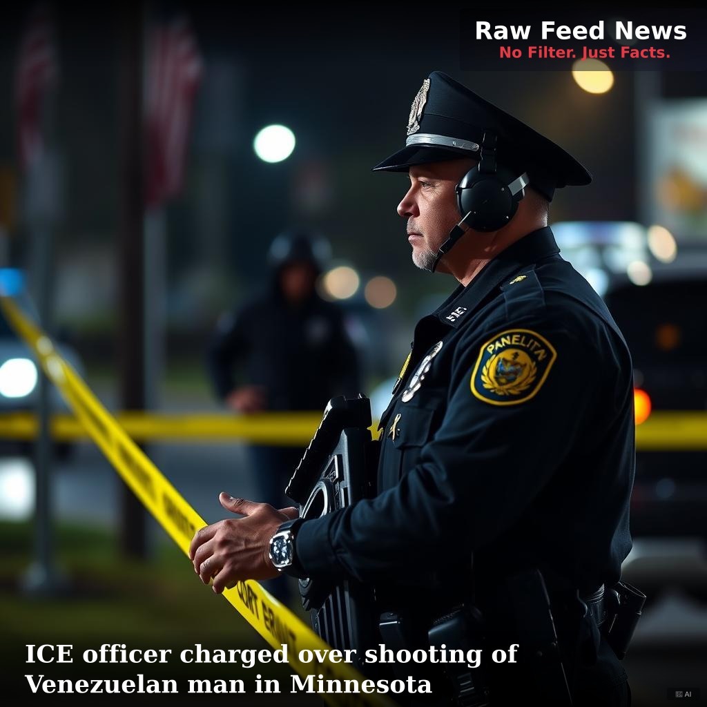 ICE officer charged over shooting of Venezuelan man in Minnesota
