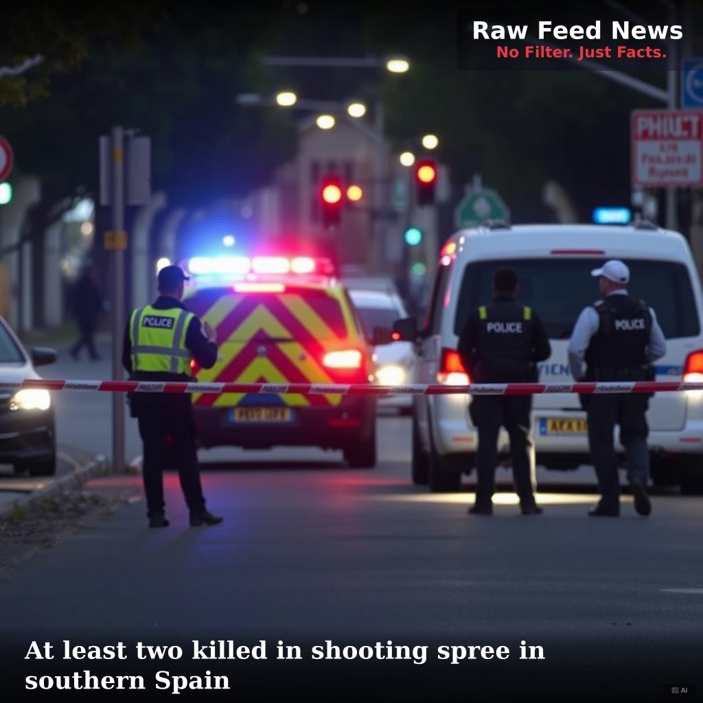 At least two killed in shooting spree in southern Spain