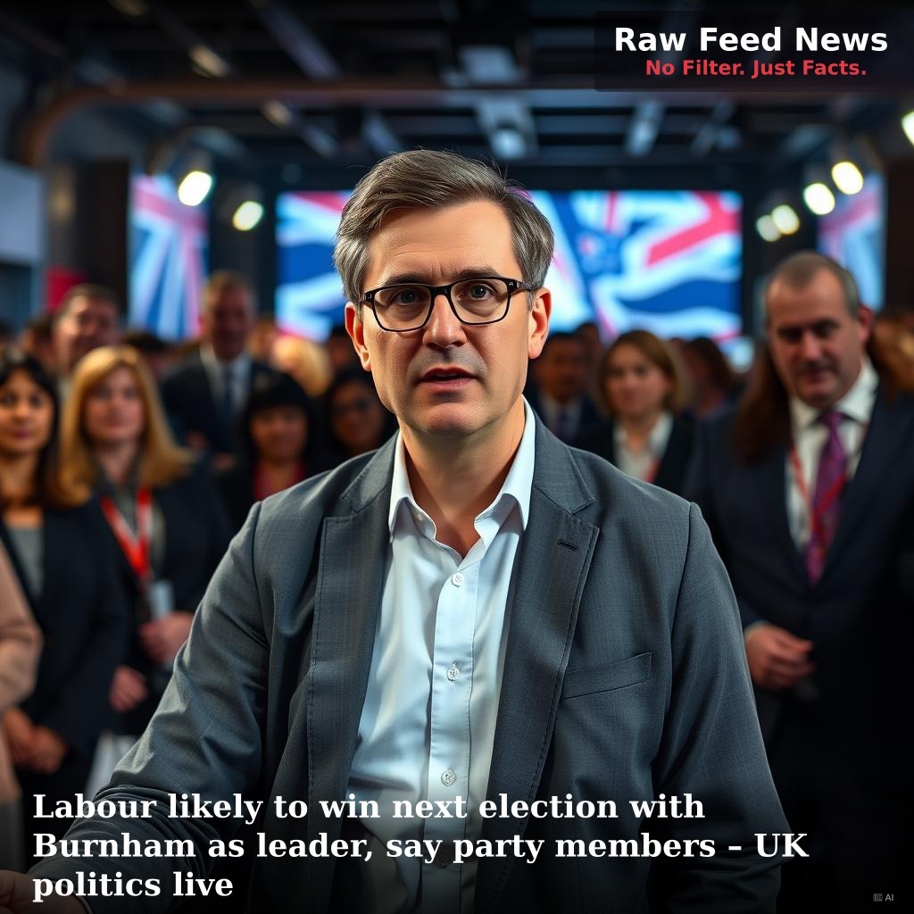 Labour likely to win next election with Burnham as leader, say party members – UK politics live