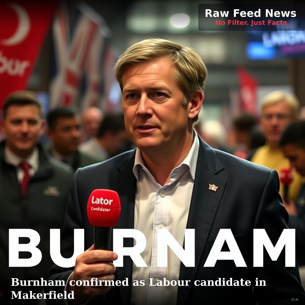Burnham confirmed as Labour candidate in Makerfield