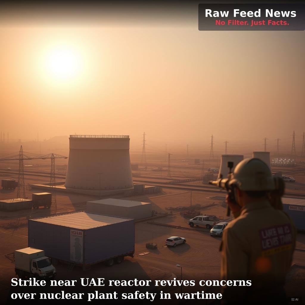 Strike near UAE reactor revives concerns over nuclear plant safety in wartime
