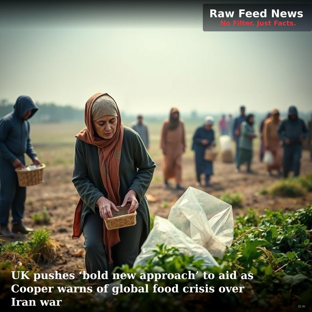 UK pushes ‘bold new approach’ to aid as Cooper warns of global food crisis over Iran war