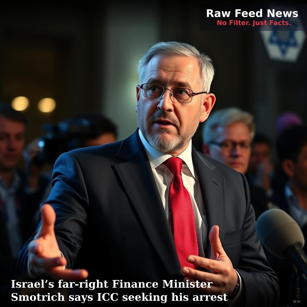 Israel’s far-right Finance Minister Smotrich says ICC seeking his arrest