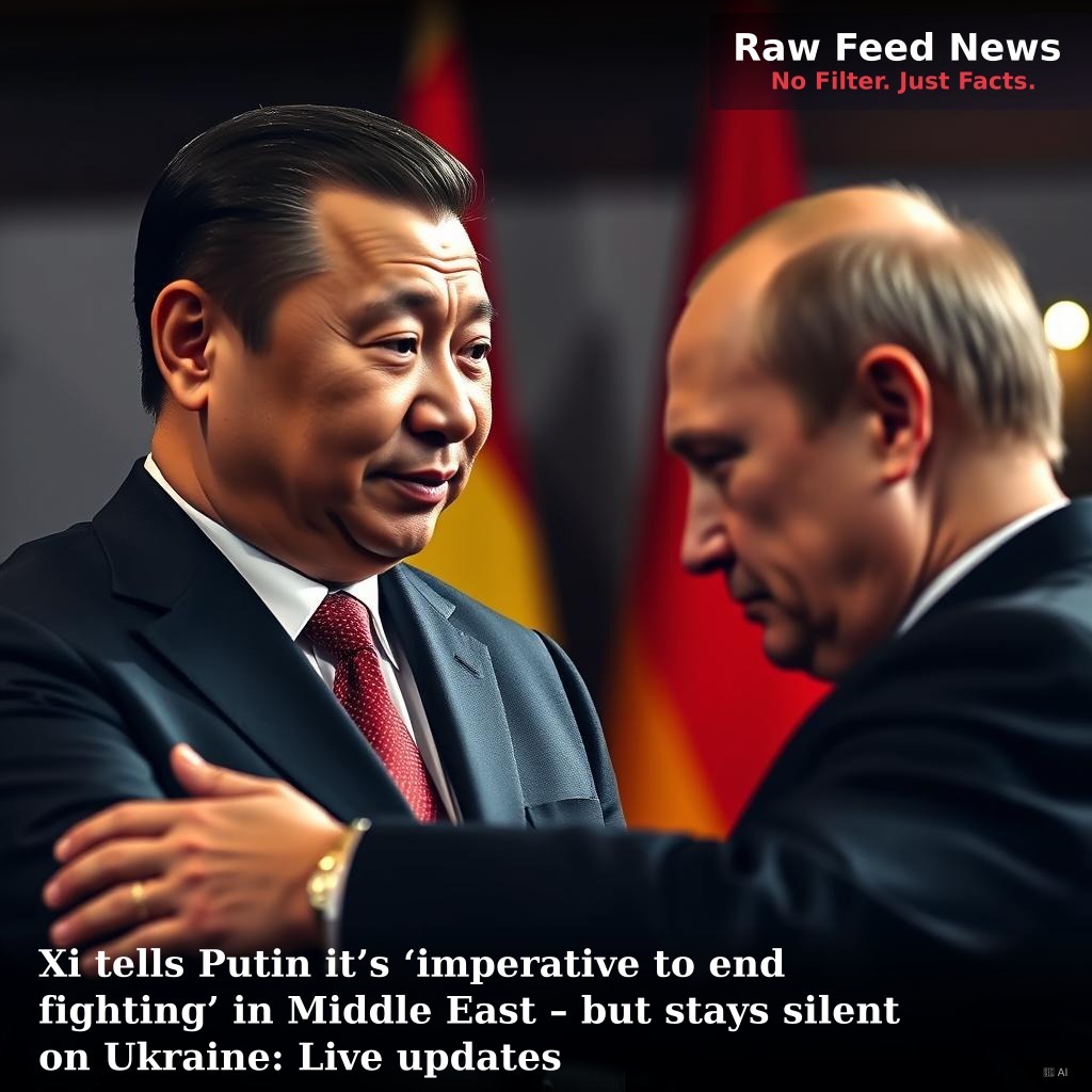 Xi tells Putin it’s ‘imperative to end fighting’ in Middle East – but stays silent on Ukraine: Live updates