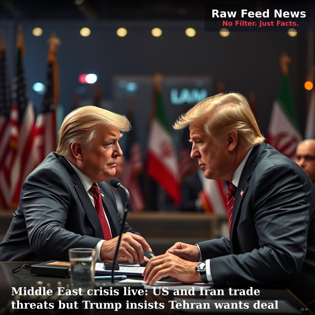 Middle East crisis live: US and Iran trade threats but Trump insists Tehran wants deal