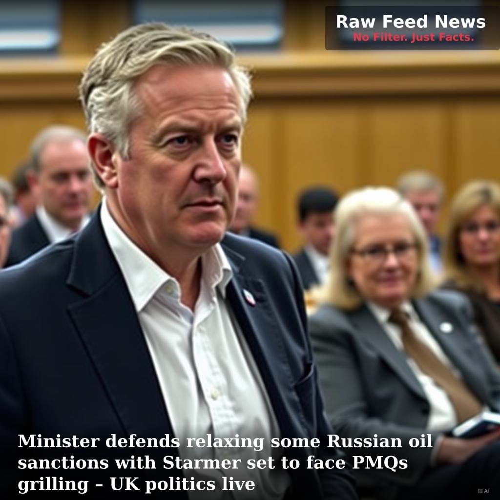 Minister defends relaxing some Russian oil sanctions with Starmer set to face PMQs grilling – UK politics live